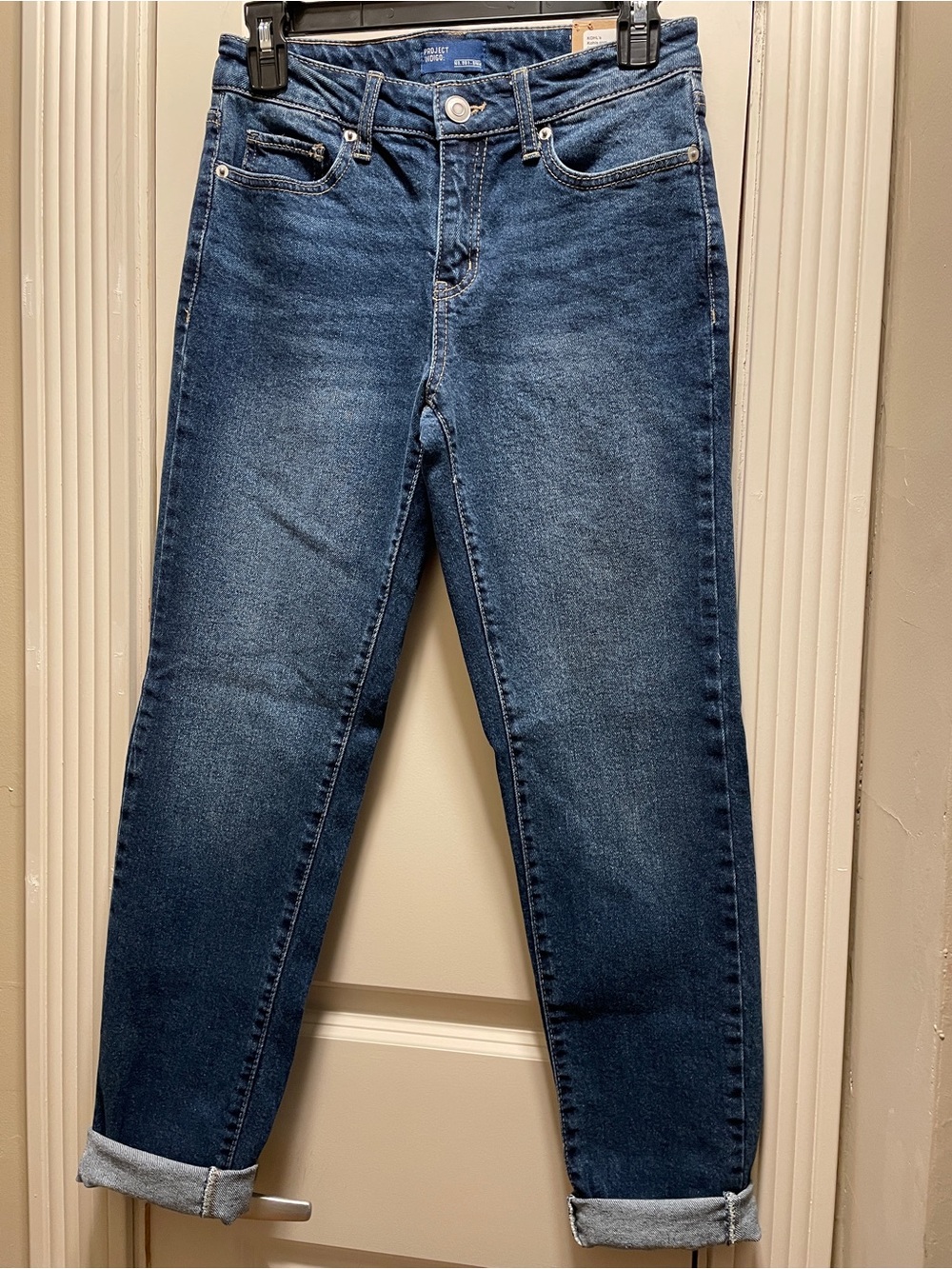 NWT PROJECT INDIGO MID-RISE BOYFRIEND JEANS